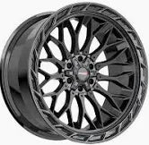 503221043-18GB Vortek VRP-503 22x10 5x127 5x139.7 -18 Cb 78.1 Gloss Black