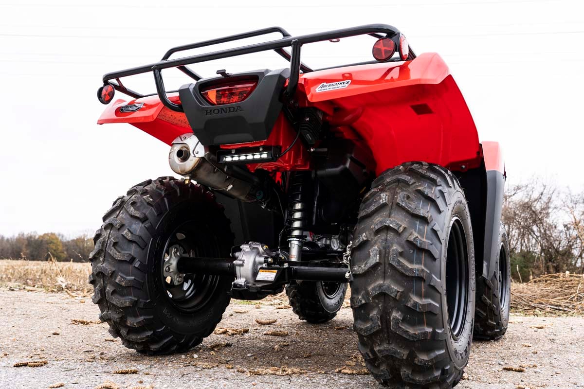 LED Light Kit | Rear Mount | 6" Black Slimline | Honda Foreman 500 