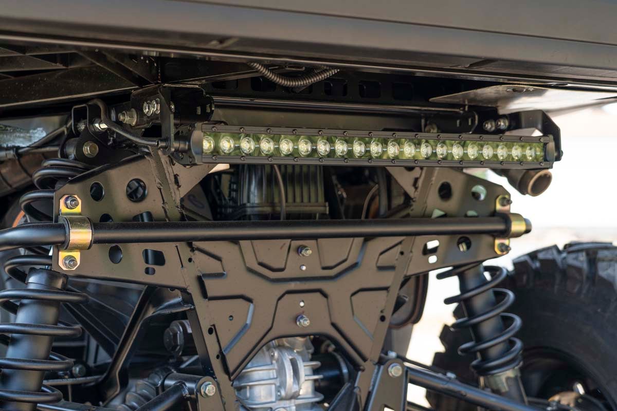 LED Light Kit | Under Bed Mount | 20" Black Single Row | Polaris Ranger XP 1000 