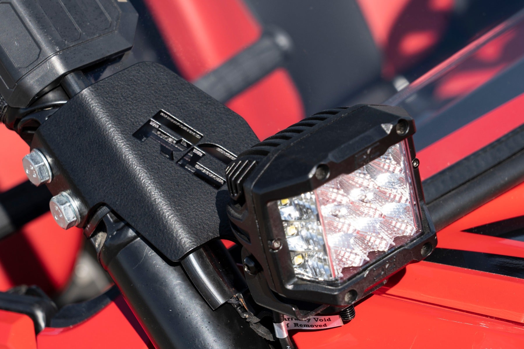 LED Light Kit | Cage Mount | 2" Chrome Pair | Wide Angle | Honda Talon 1000R 