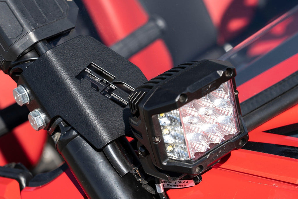 LED Light Kit | Cage Mount | 2" Black Pair | Honda Talon 1000 