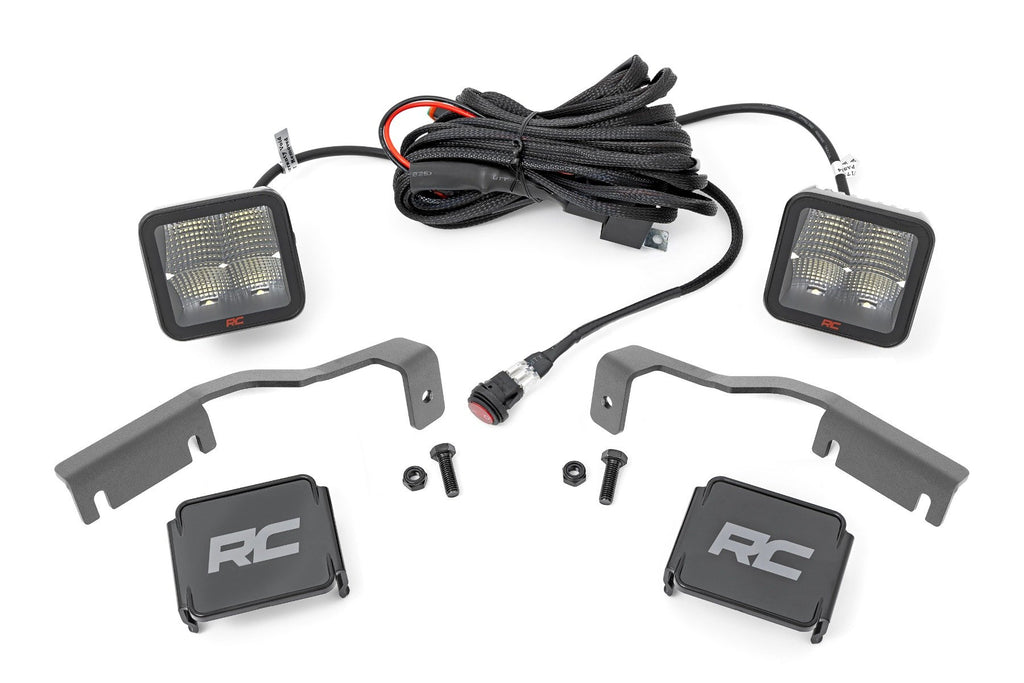 LED Light Kit | Ditch Mount | 2" Spectrum Pair | Spot | Nissan Frontier (22-25)